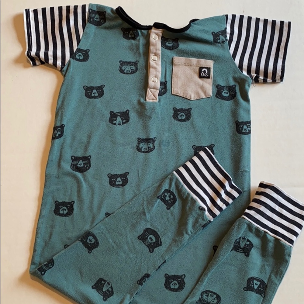 Rags to Raches Bear Romper
